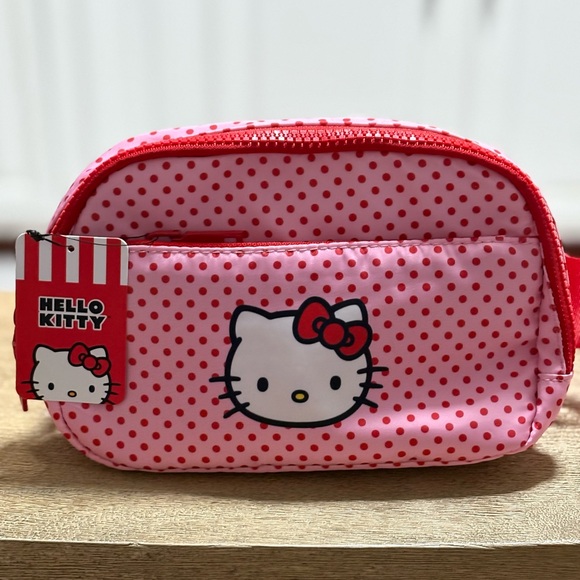 Hello Kitty Handbags - Hello Kitty Pink and Red Polka Dot Belt Bag